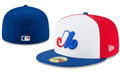 Montreal Expos Retro MLB Fitted Cap – Red, White, and Blue Design
