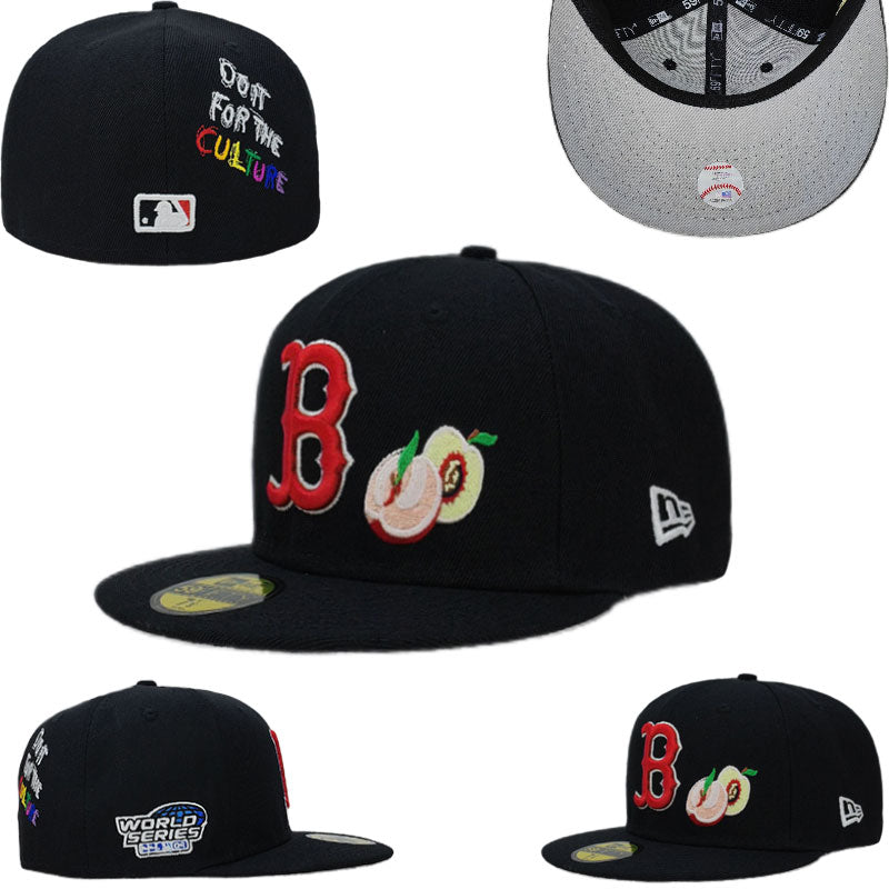 Boston Red Sox “Out for the Culture” Peach Embroidered Fitted Cap