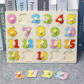 3d wooden puzzle childrens number recognition